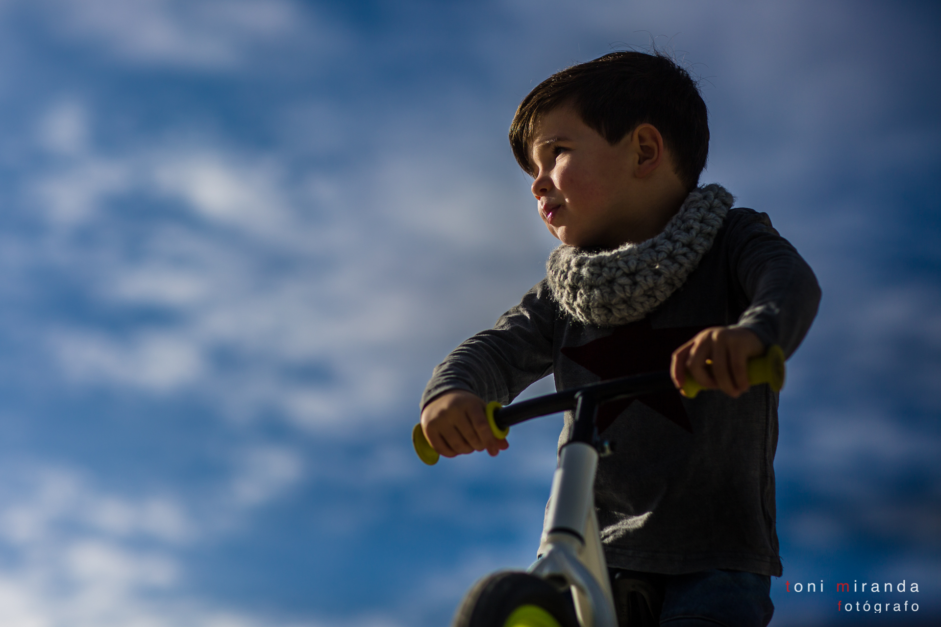 sesion infantil en alcoy con bicicleta